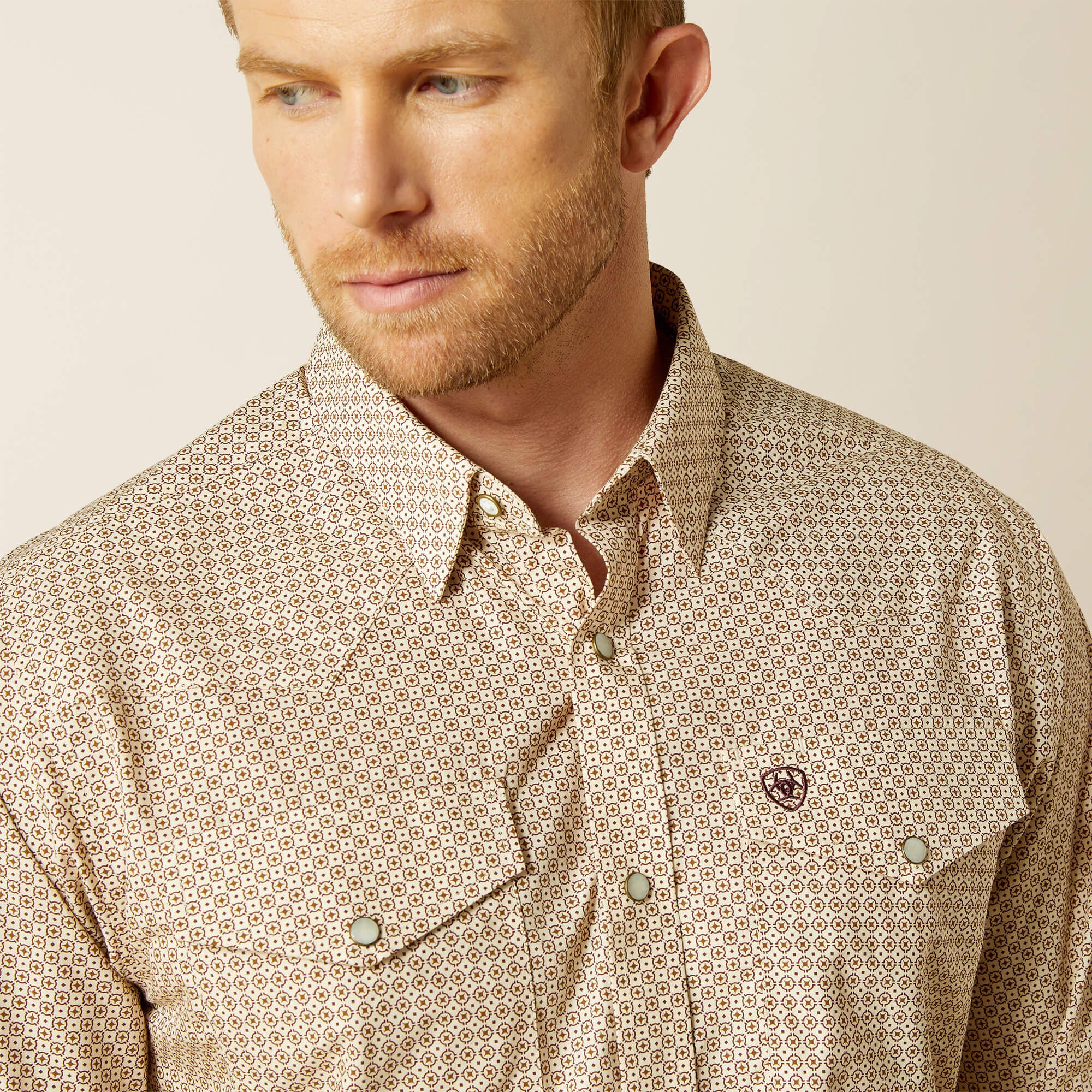 Ariat Wrinkle Free Eddie Fitted Shirt Men