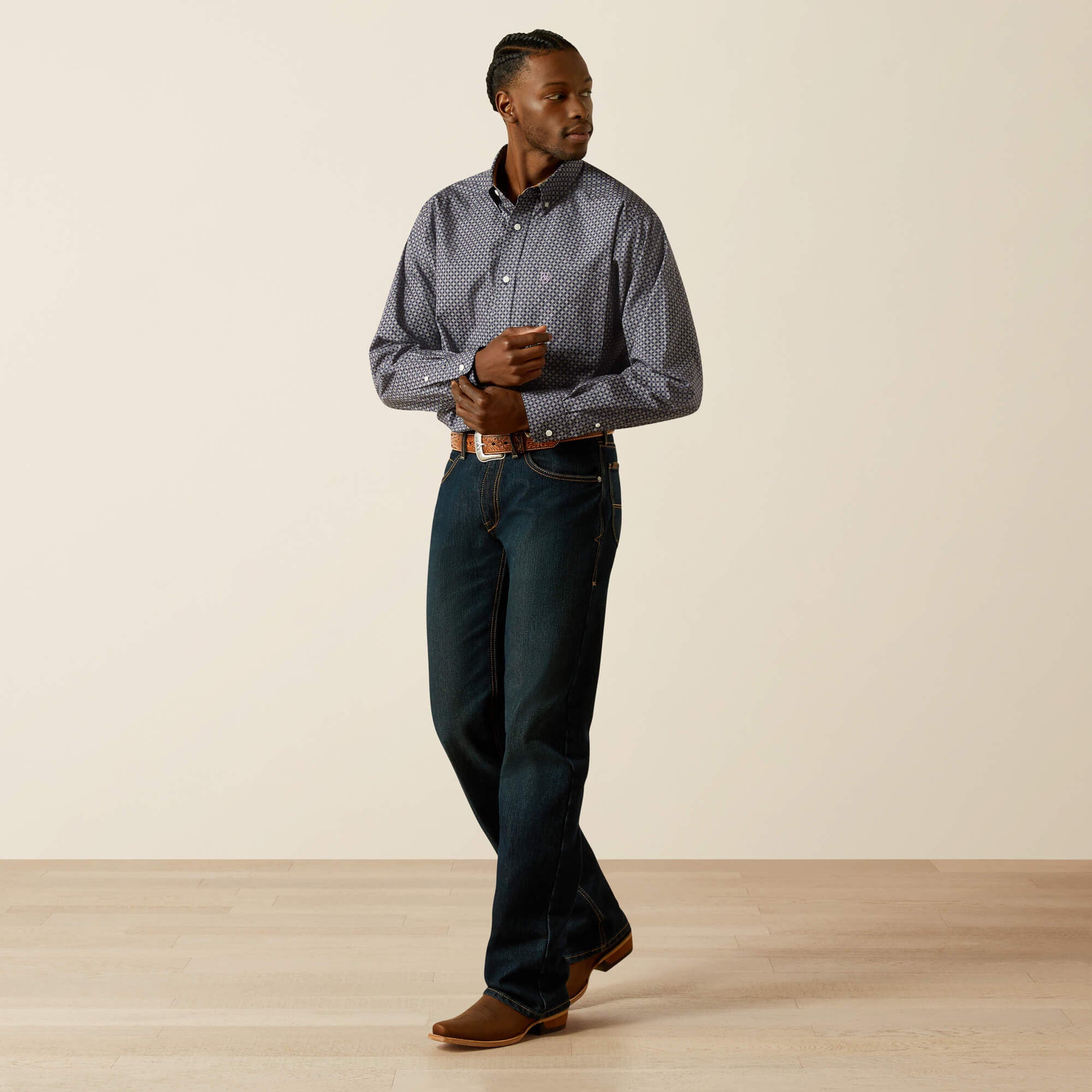 Ariat Wrinkle Free Dale Classic Fit Shirt Men