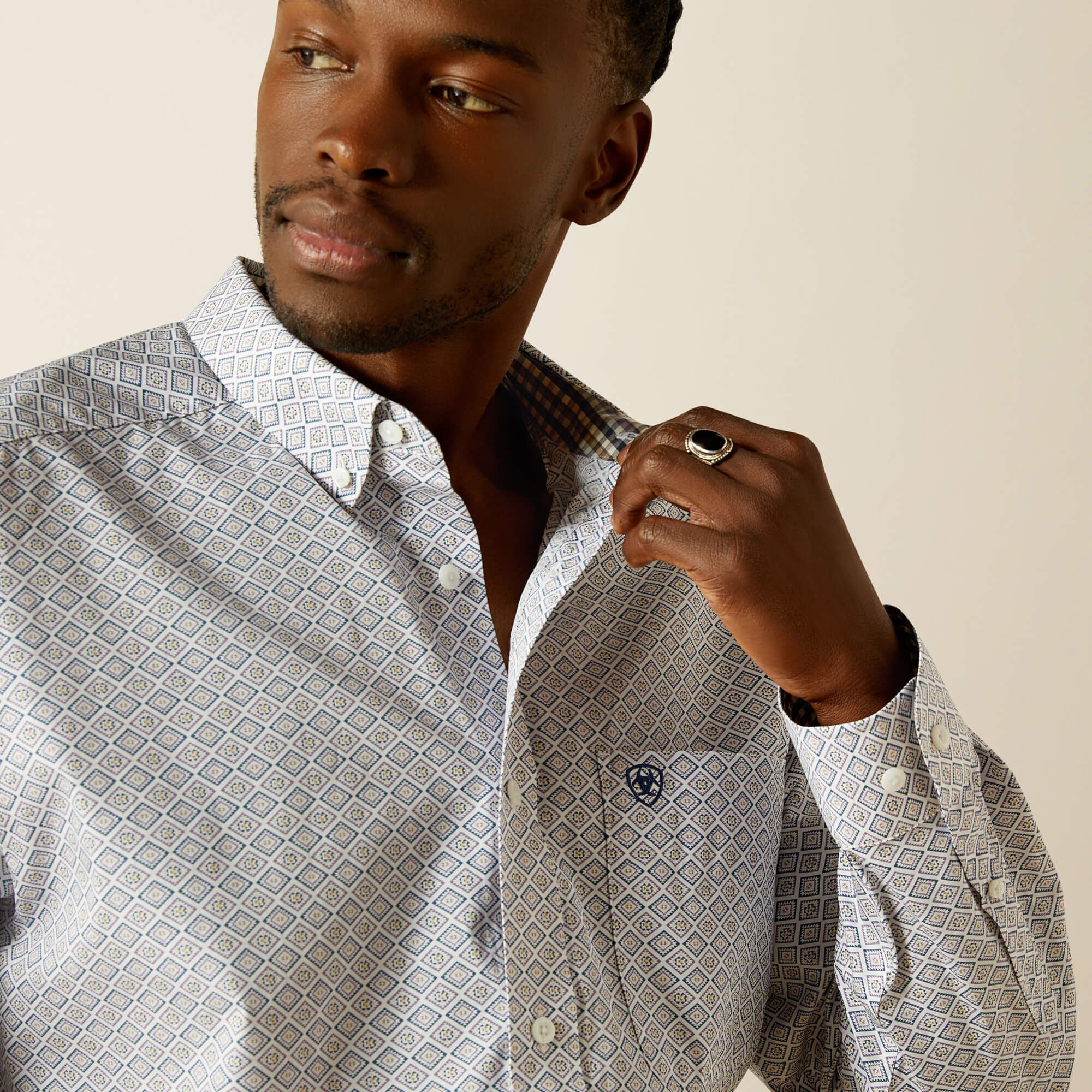 Ariat Wrinkle Free Declan Classic Fit Shirt Men