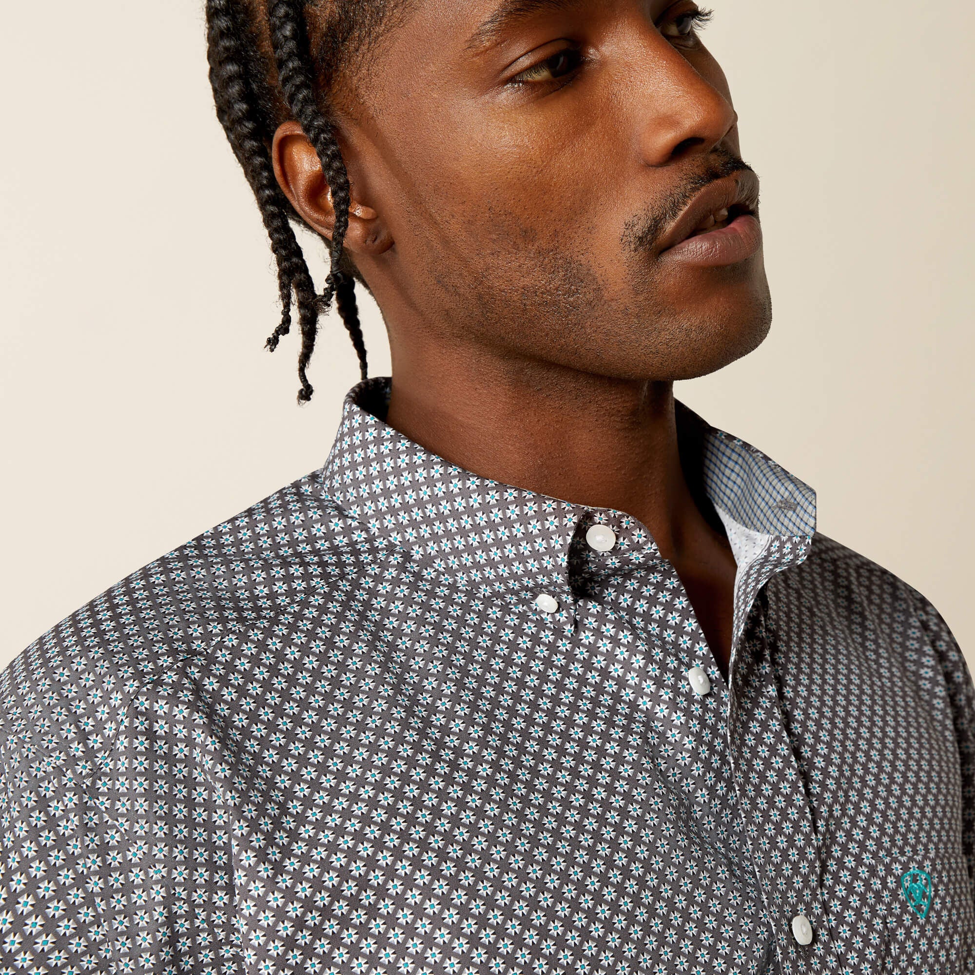 Ariat Wrinkle Free Caleb Classic Fit Shirt Men