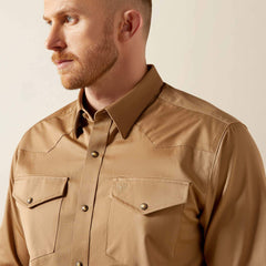 Ariat Solid Twill Fitted Shirt Men