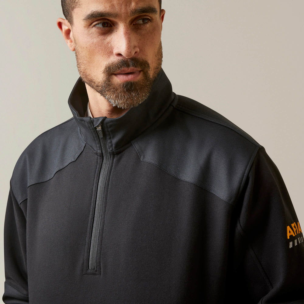 Ariat Rebar Workman Duracanvas 1/4 Zip Sweatshirt Men