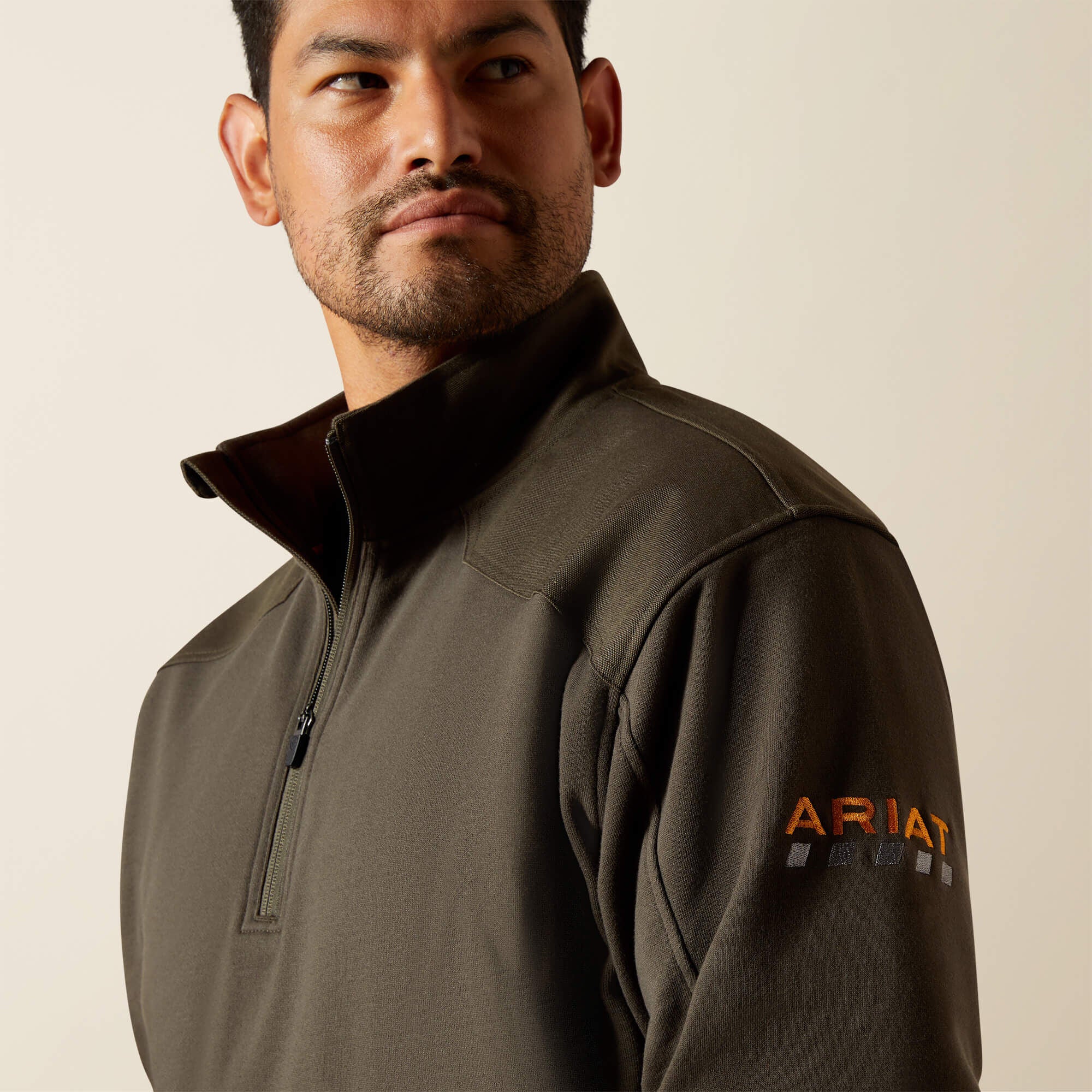 Ariat Rebar Workman Duracanvas 1/4 Zip Sweatshirt Men