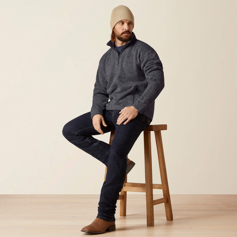 Ariat Caldwell Logo 1/4 Zip Sweater Men