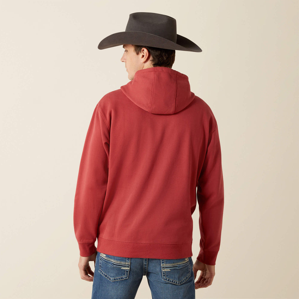 Ariat Ariat Liquid Stamp Flag Hoodie Men