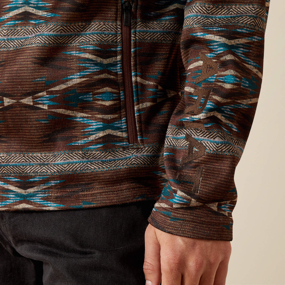 Ariat Caldwell Logo 1/4 Zip Sweater Men