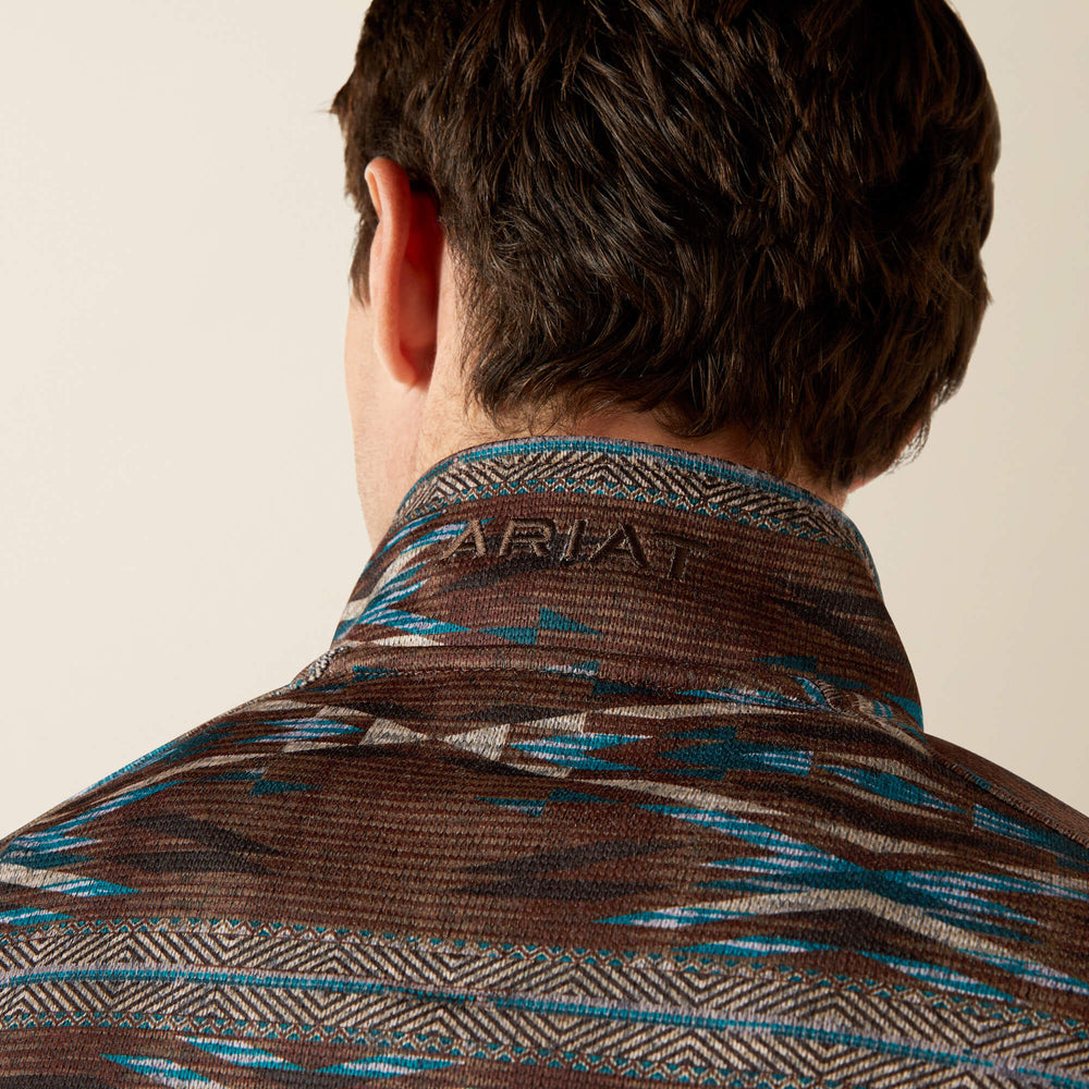 Ariat Caldwell Logo 1/4 Zip Sweater Men