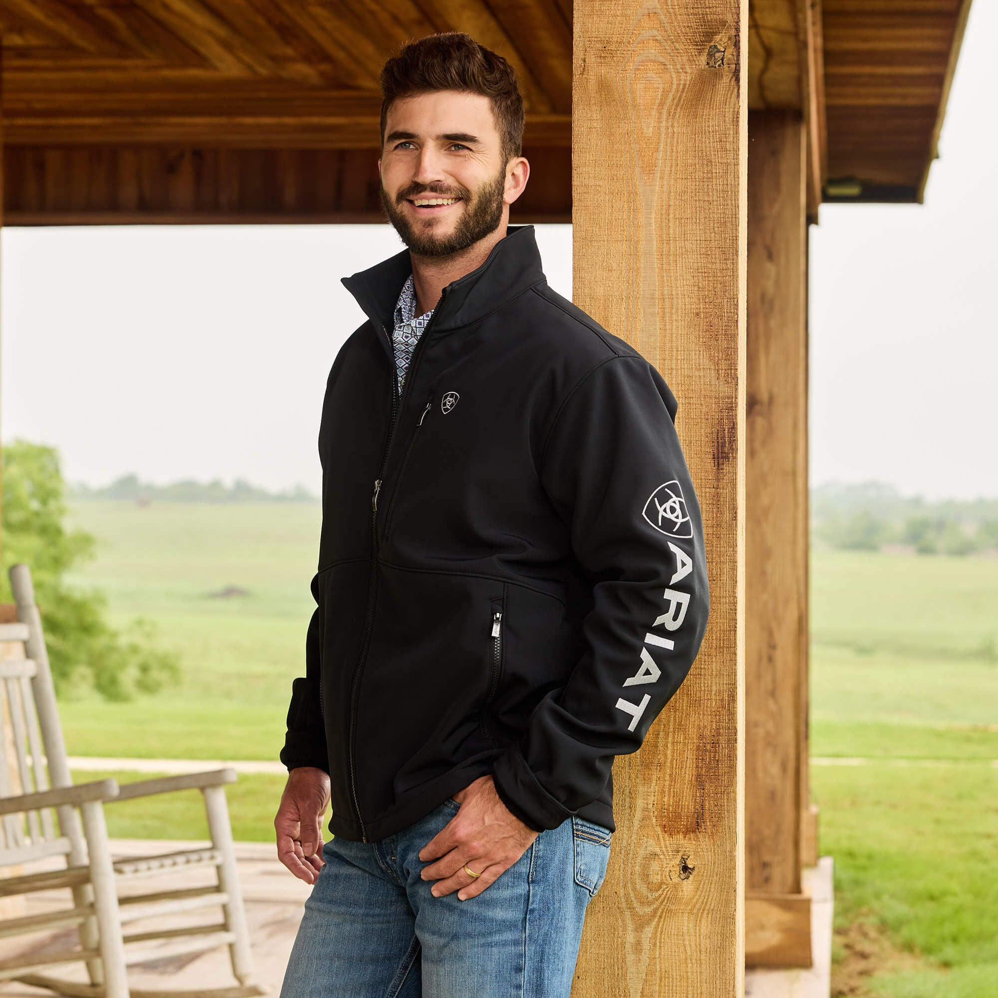 Ariat Logo Softshell Jacket Men