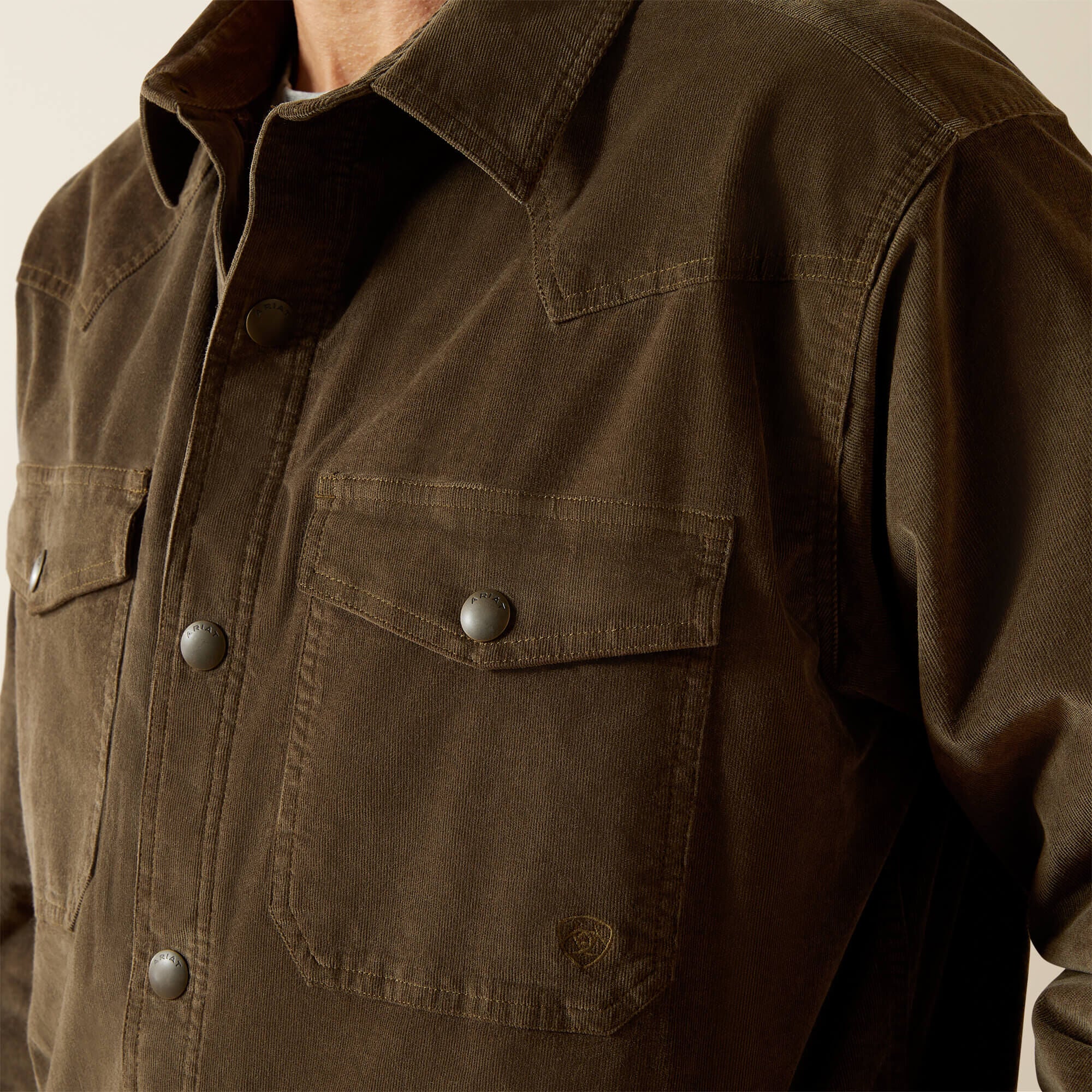 Ariat Retro Corduroy Shirt Jacket Men