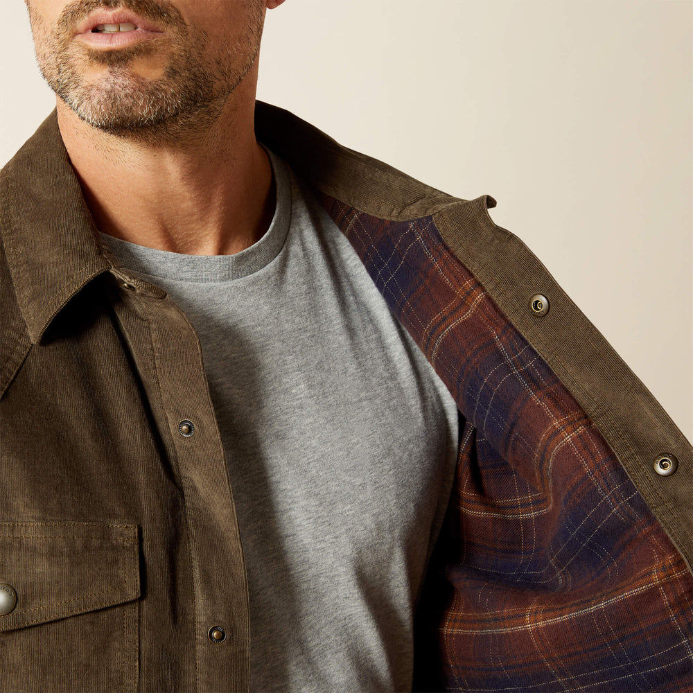 Ariat Retro Corduroy Shirt Jacket Men