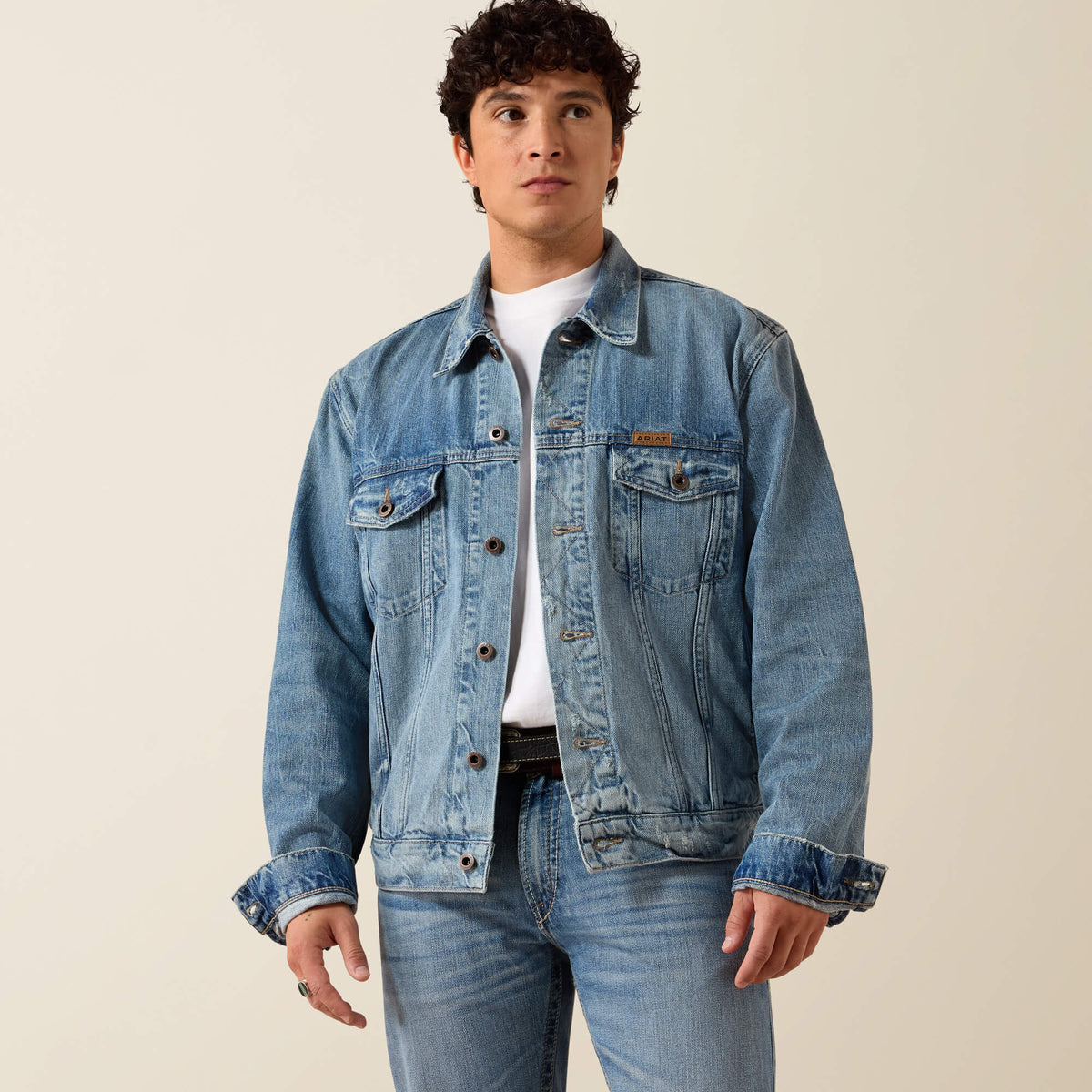 Ariat Denim Trucker Jacket Men|Trends