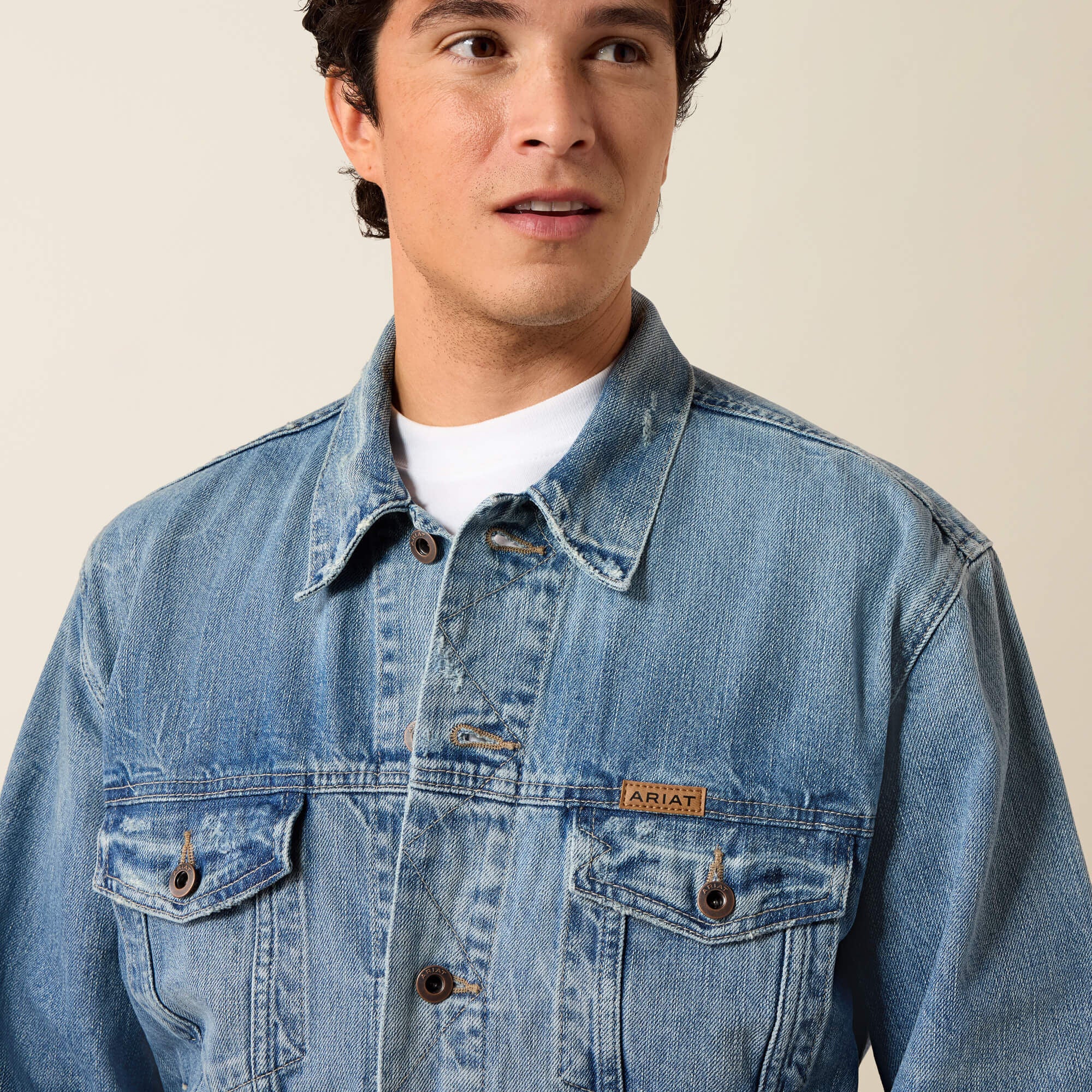 Ariat Denim Trucker Jacket Men|Trends