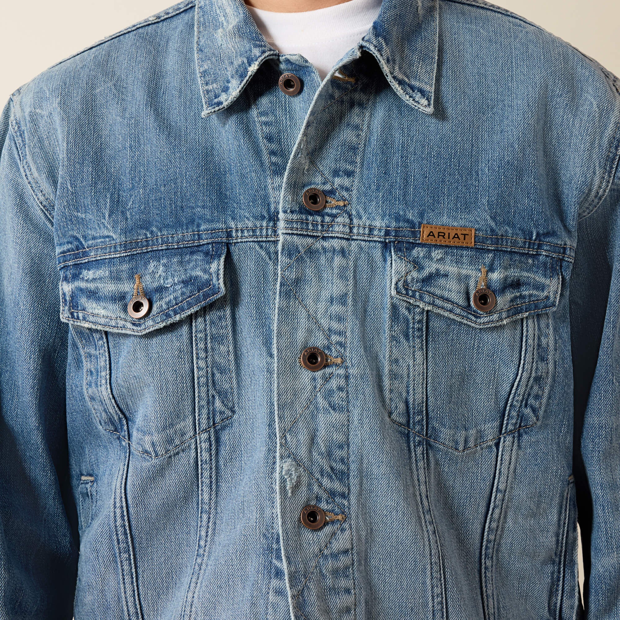 Ariat Denim Trucker Jacket Men|Trends