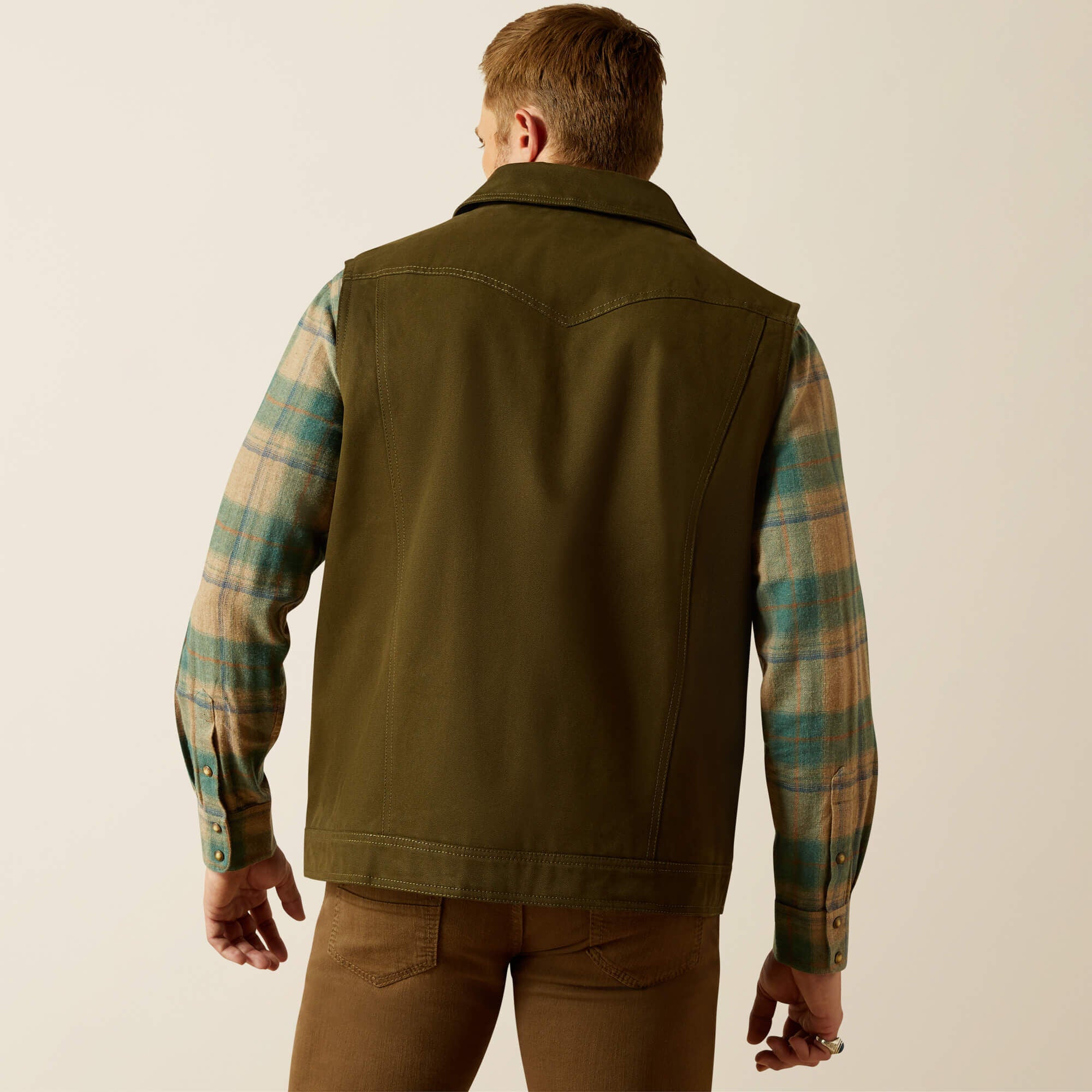 Ariat Canvas Rancher Vest Men