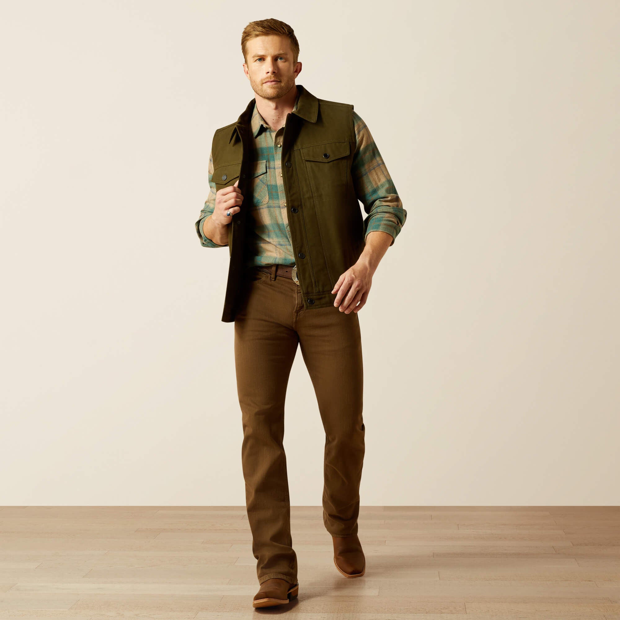 Ariat Canvas Rancher Vest Men