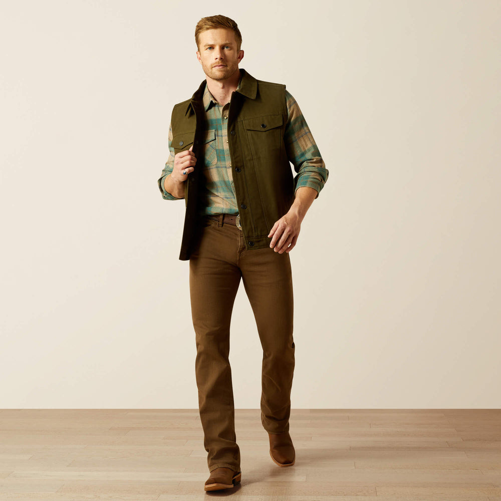 Ariat Canvas Rancher Vest Men