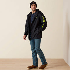 Ariat Rebar Stormshell Logo Waterproof Jacket Men