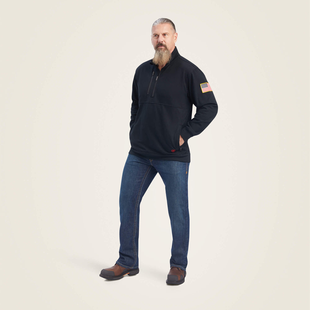 Ariat FR Durastrech Fleece 1/2 Zip Job Shirt Men