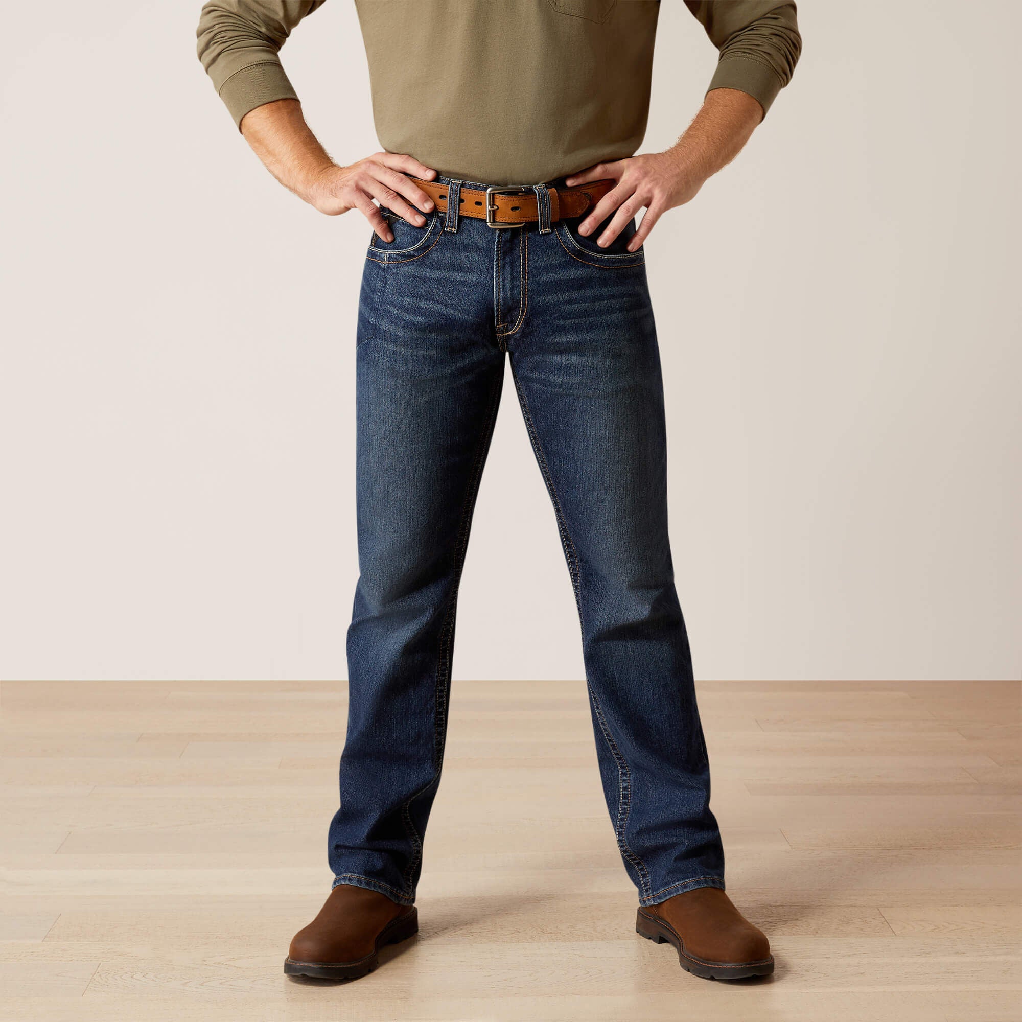 Ariat Rebar M5 Straight Rail Straight Jean Men