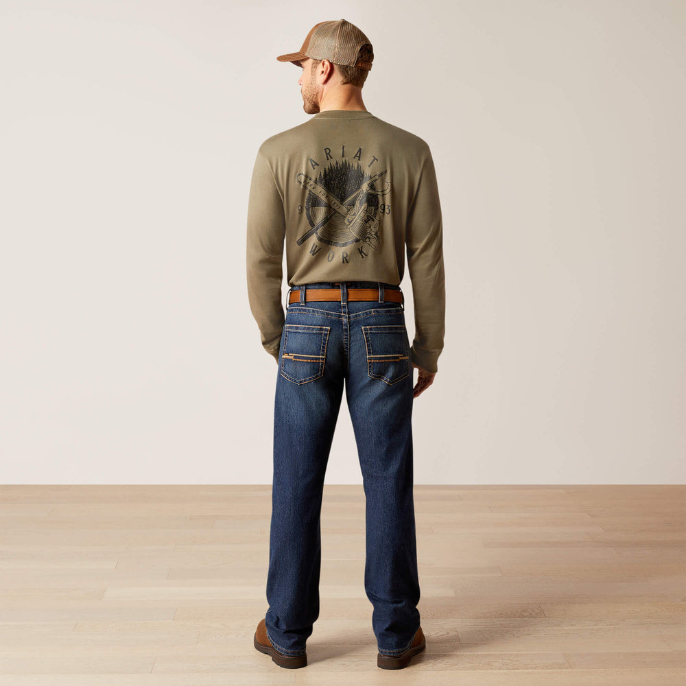 Ariat Rebar M5 Straight Rail Straight Jean Men