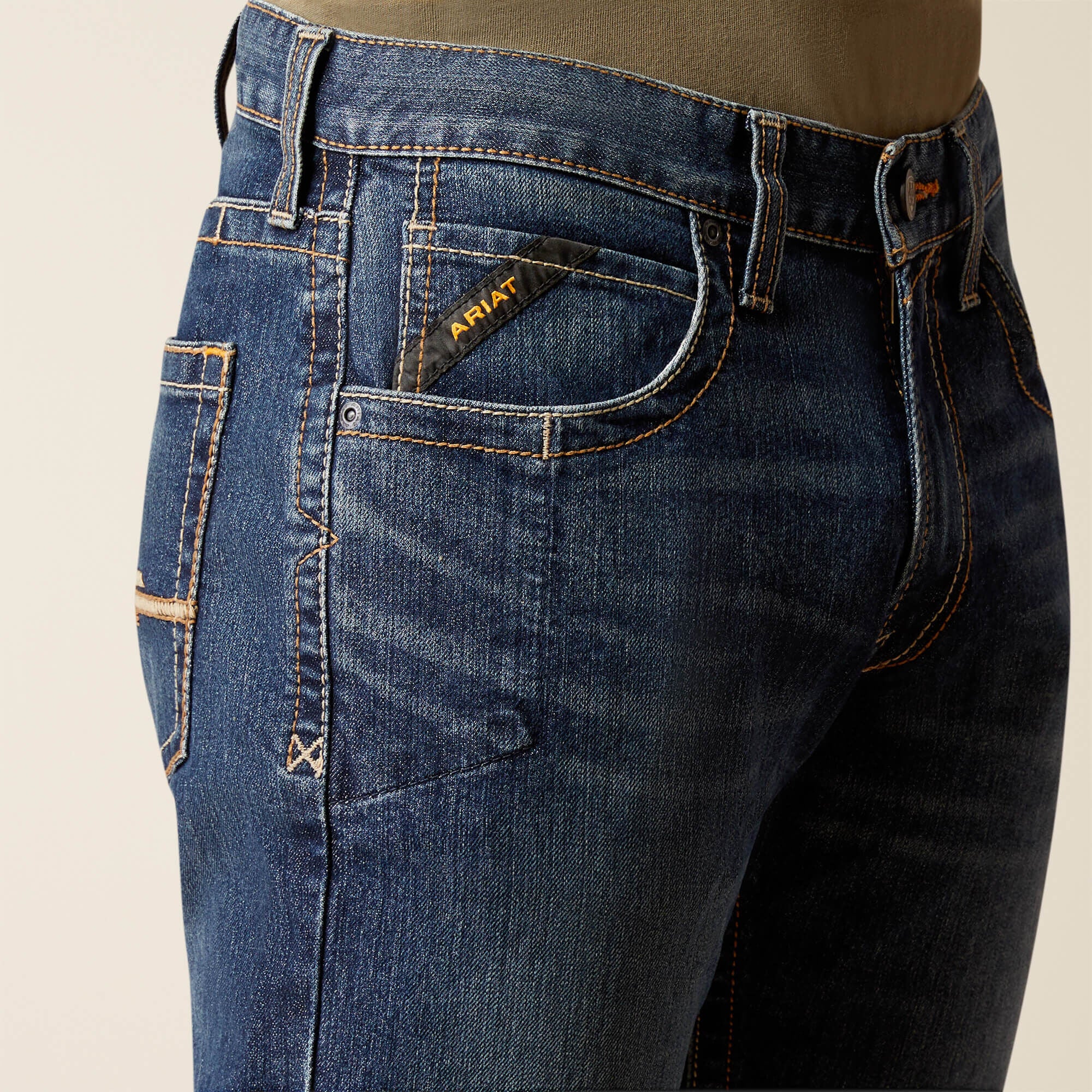 Ariat Rebar M5 Straight Rail Straight Jean Men