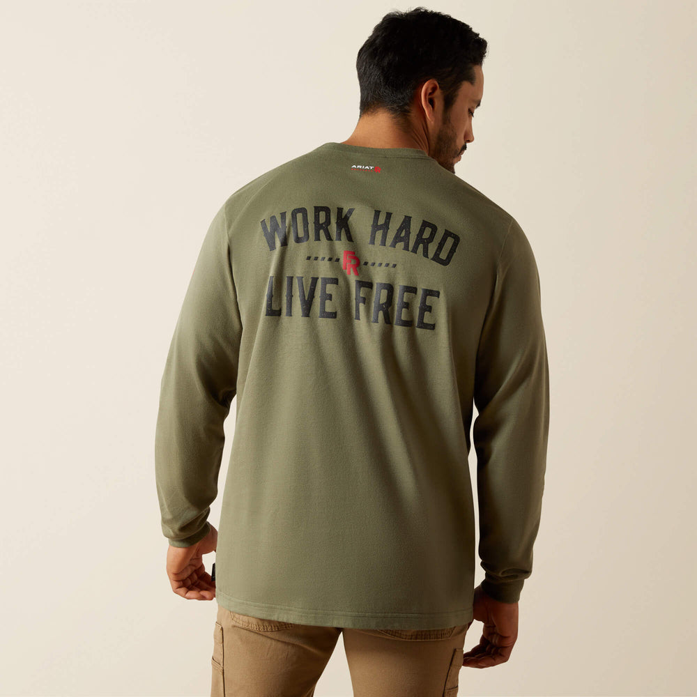 Ariat FR Work Hard Live Free T-Shirt Men