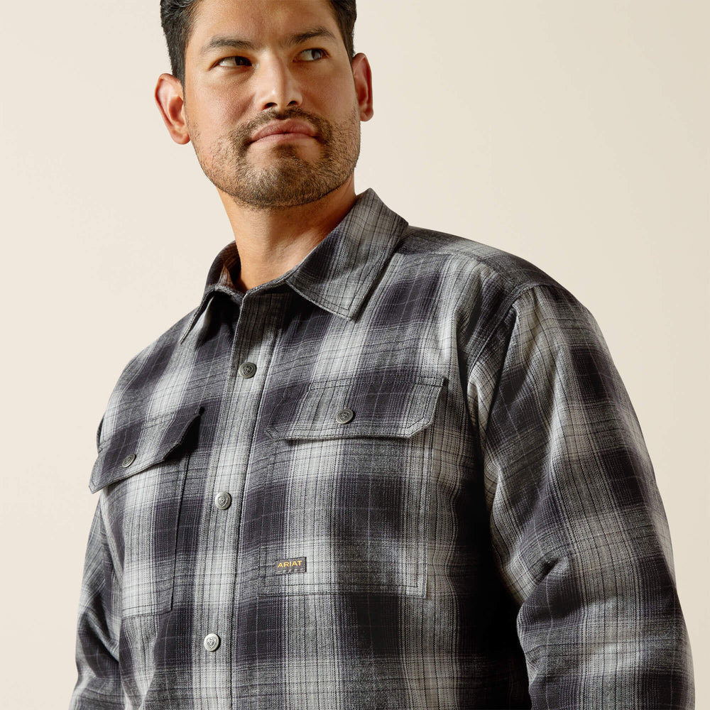 Ariat Rebar Flannel Insulated Shirt Jacket Men