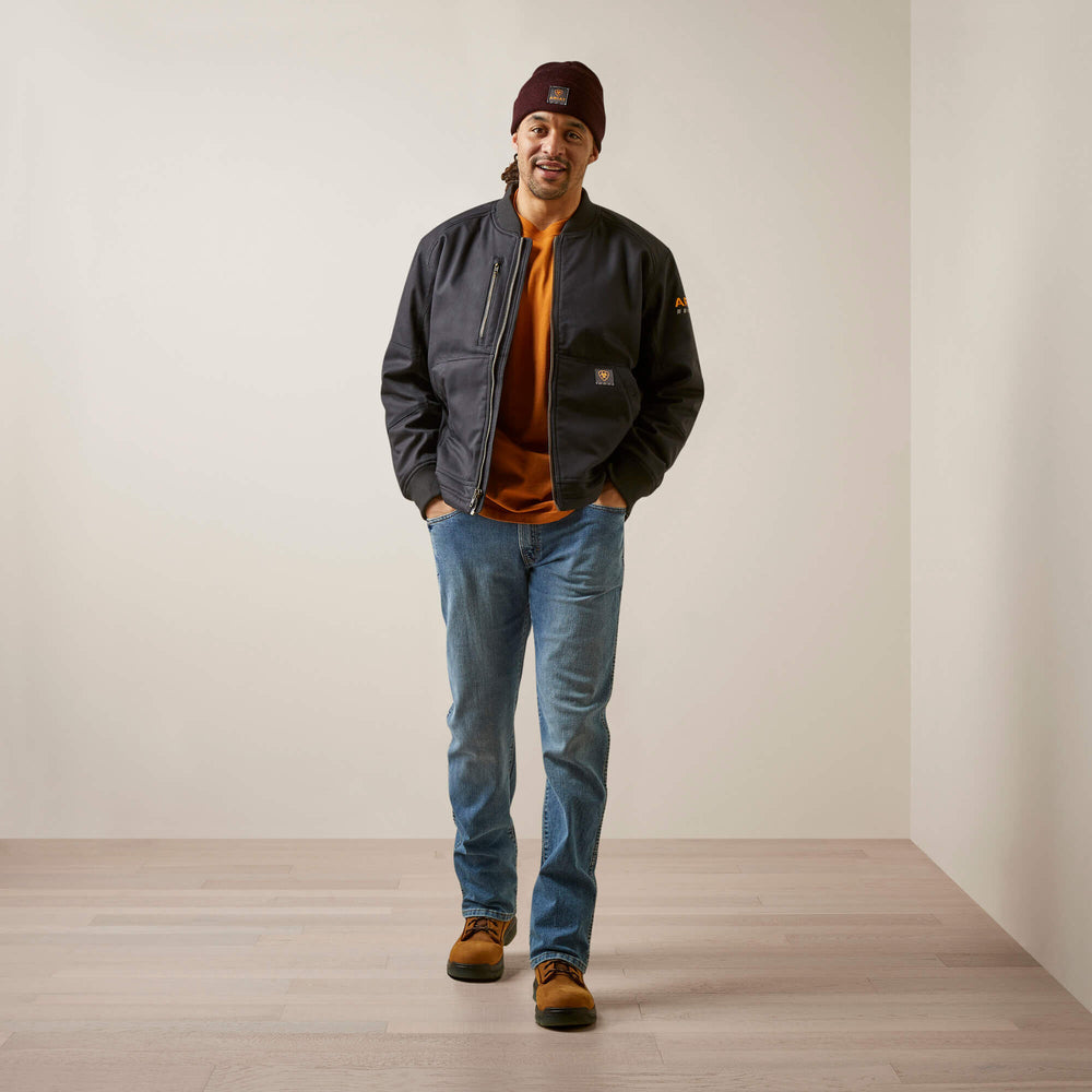 Ariat Rebar Stretch Canvas Bomber Jacket Men