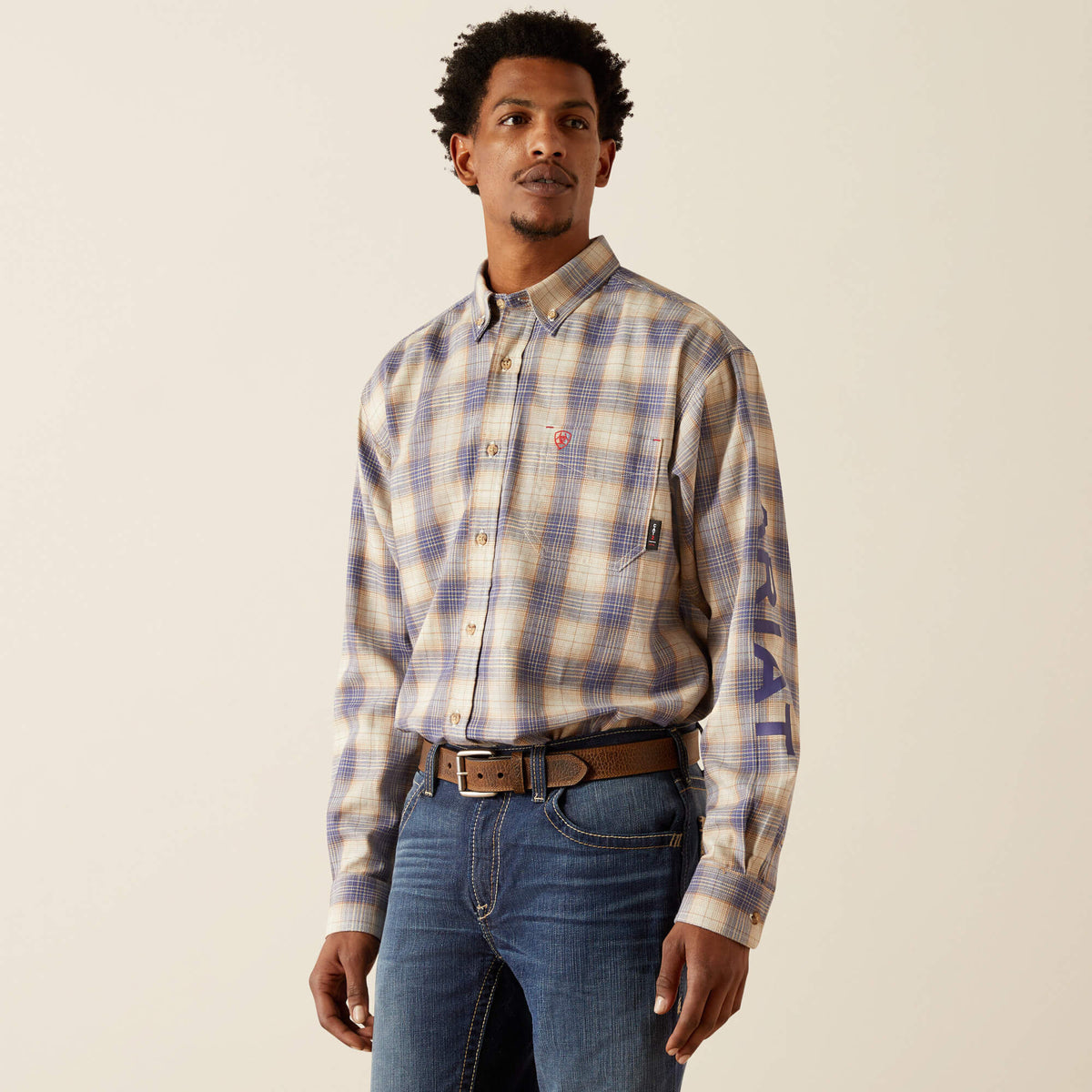 Ariat FR Crenshaw Logo Work Shirt Men