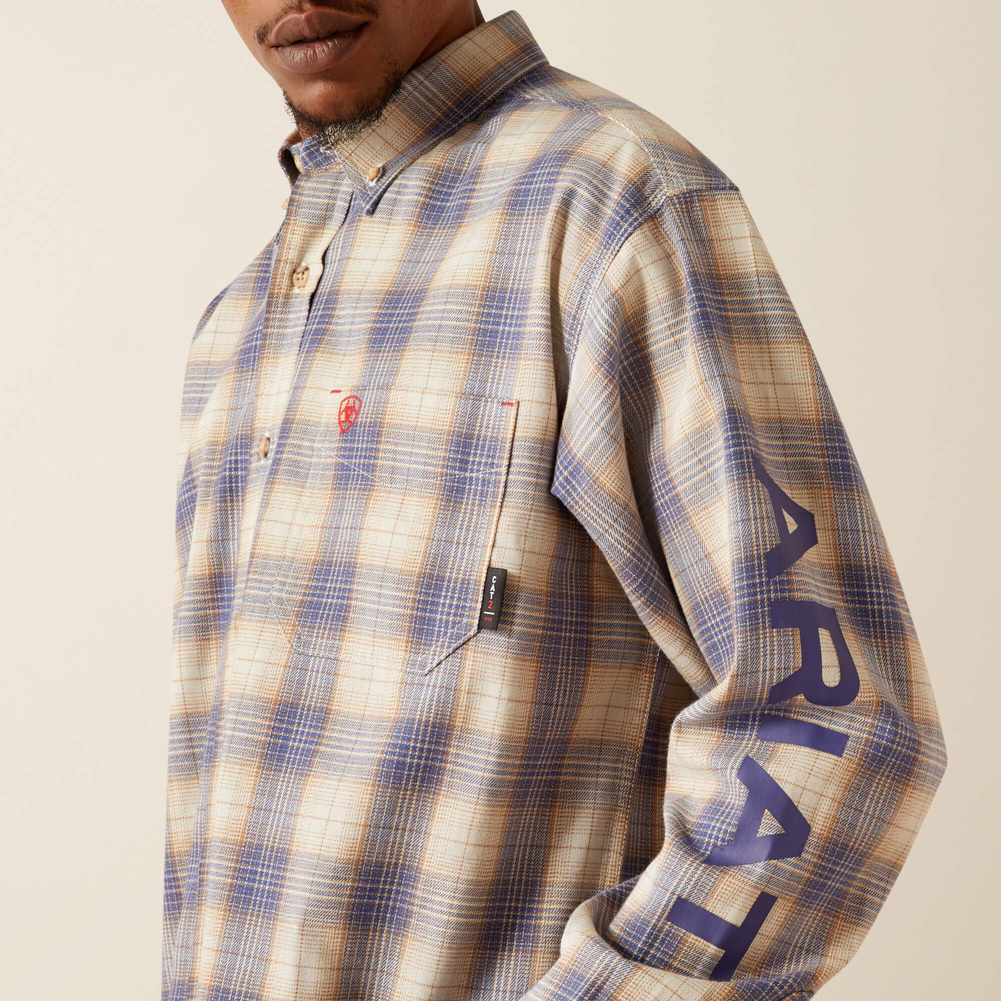 Ariat FR Crenshaw Logo Work Shirt Men