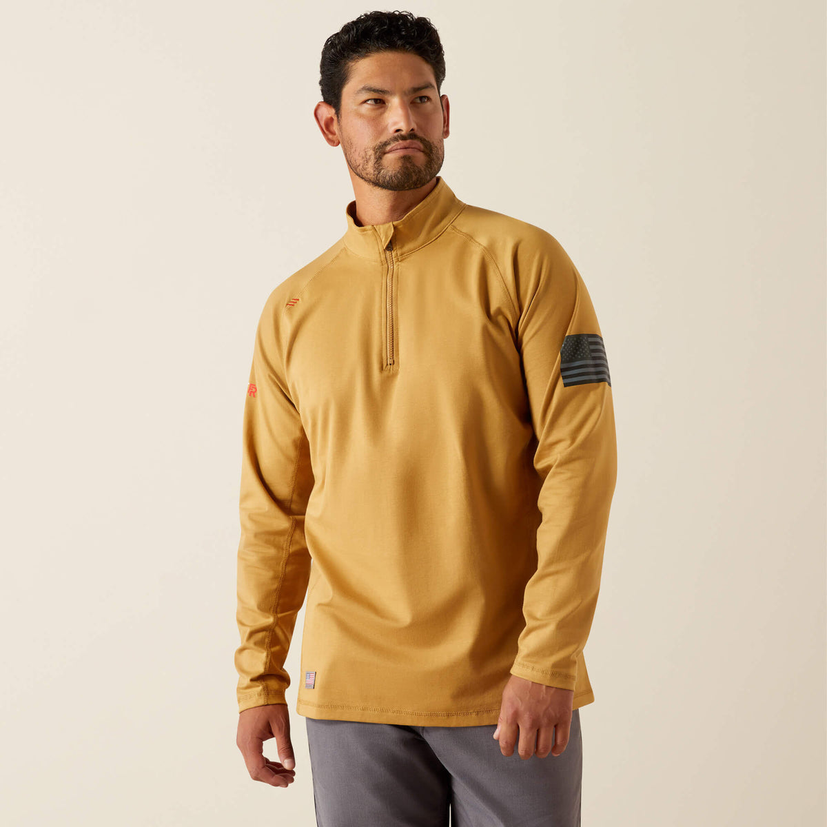 Ariat FR Combat Stretch Patriot 1/4 Zip Work Shirt Men