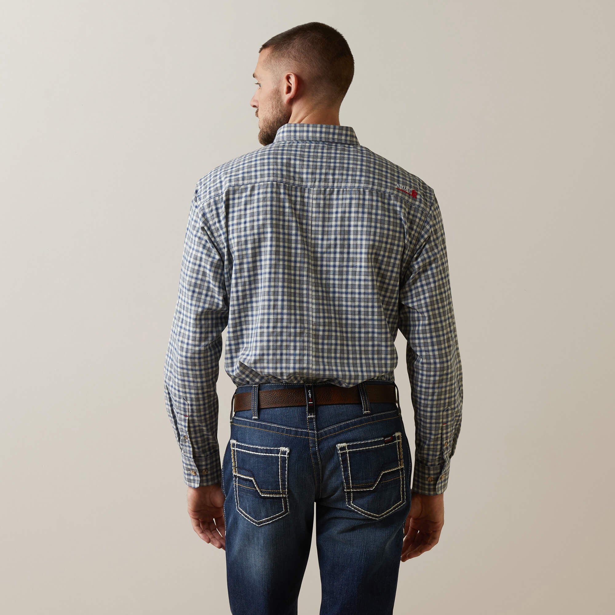 Ariat FR Plaid Featherlight Work Shirt Men