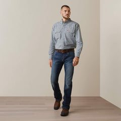 Ariat FR Plaid Featherlight Work Shirt Men