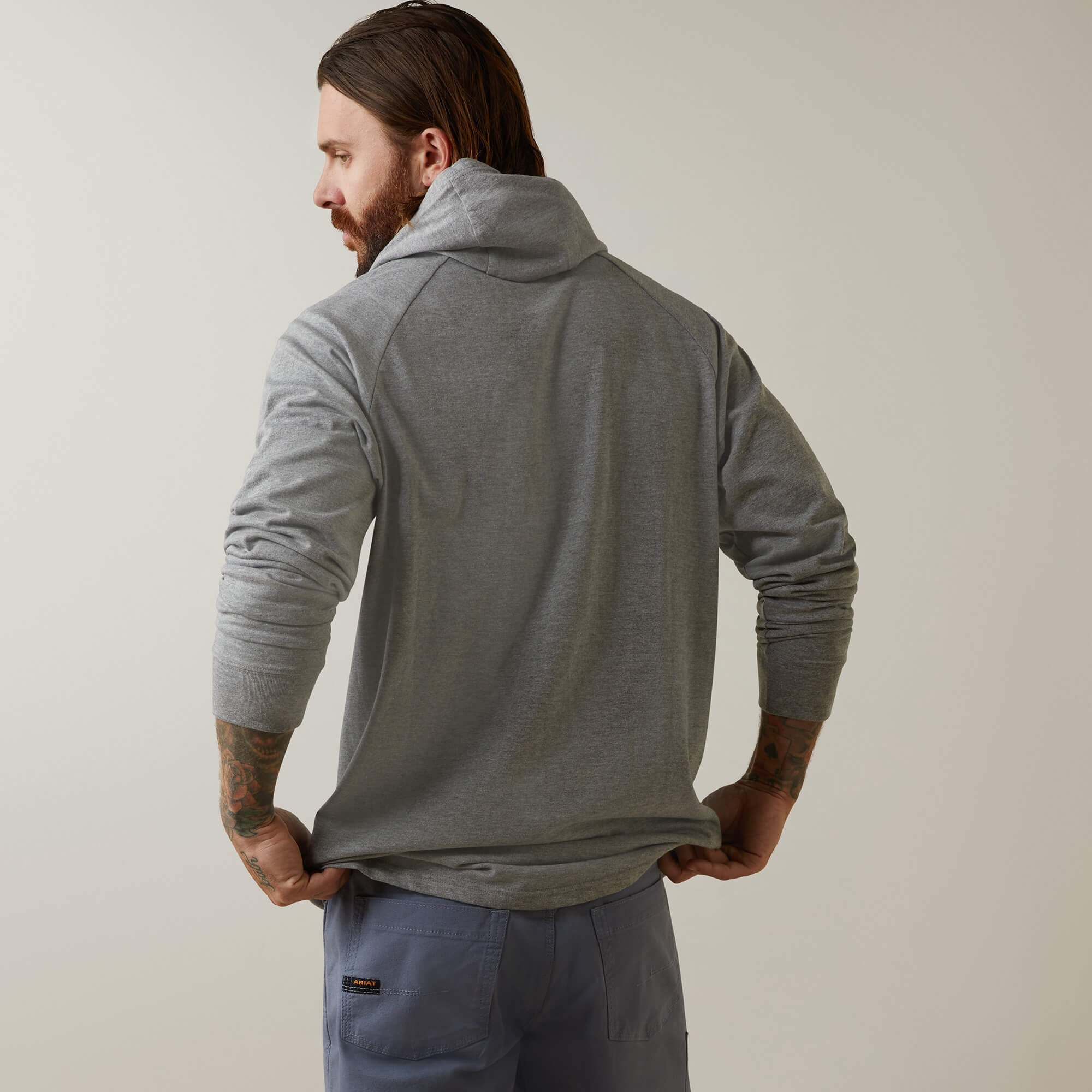 Ariat Rebar Cotton Strong Hooded T-Shirt Men
