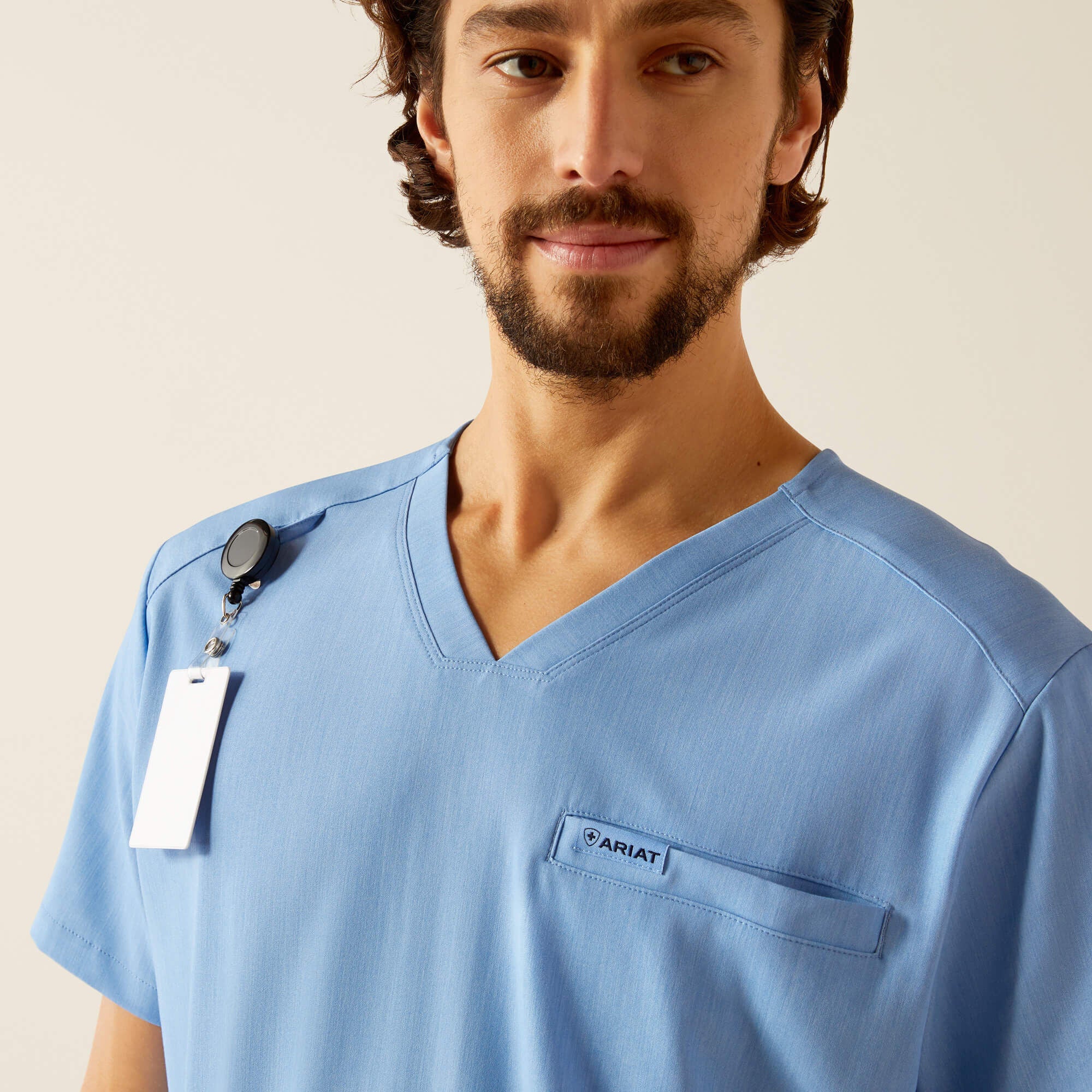 Ariat Derham 6 Pocket Scrub Top Men