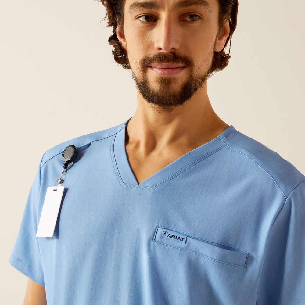 Ariat Derham 6 Pocket Scrub Top Men
