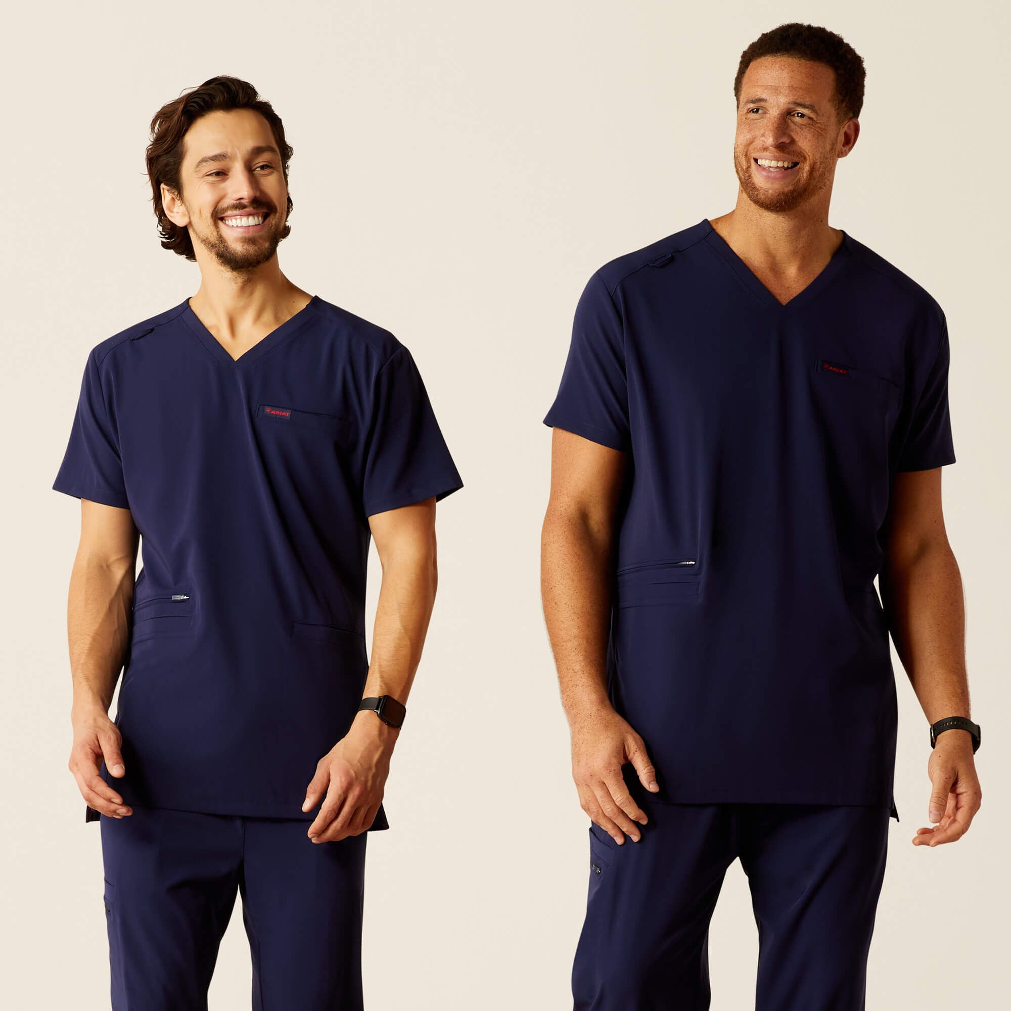Ariat Derham 6 Pocket Scrub Top Men