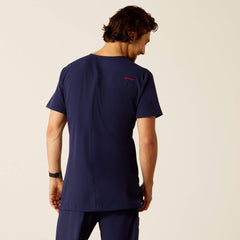 Ariat Derham 6 Pocket Scrub Top Men
