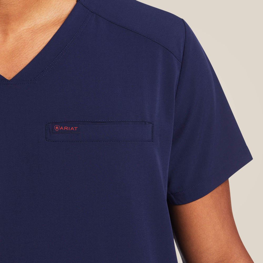 Ariat Derham 6 Pocket Scrub Top Men