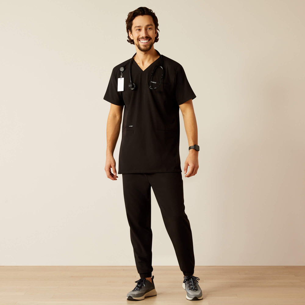 Ariat Derham 6 Pocket Scrub Top Men
