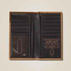 Ariat Tooled Leather Rodeo Wallet Men