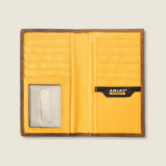 Ariat Work Roughneck Label Canvas Trifold Wallet Men