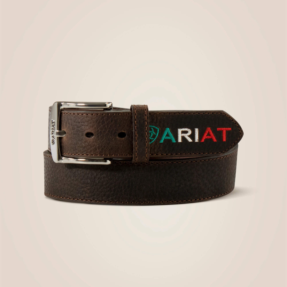 Ariat Mexico embossed logo belt Men