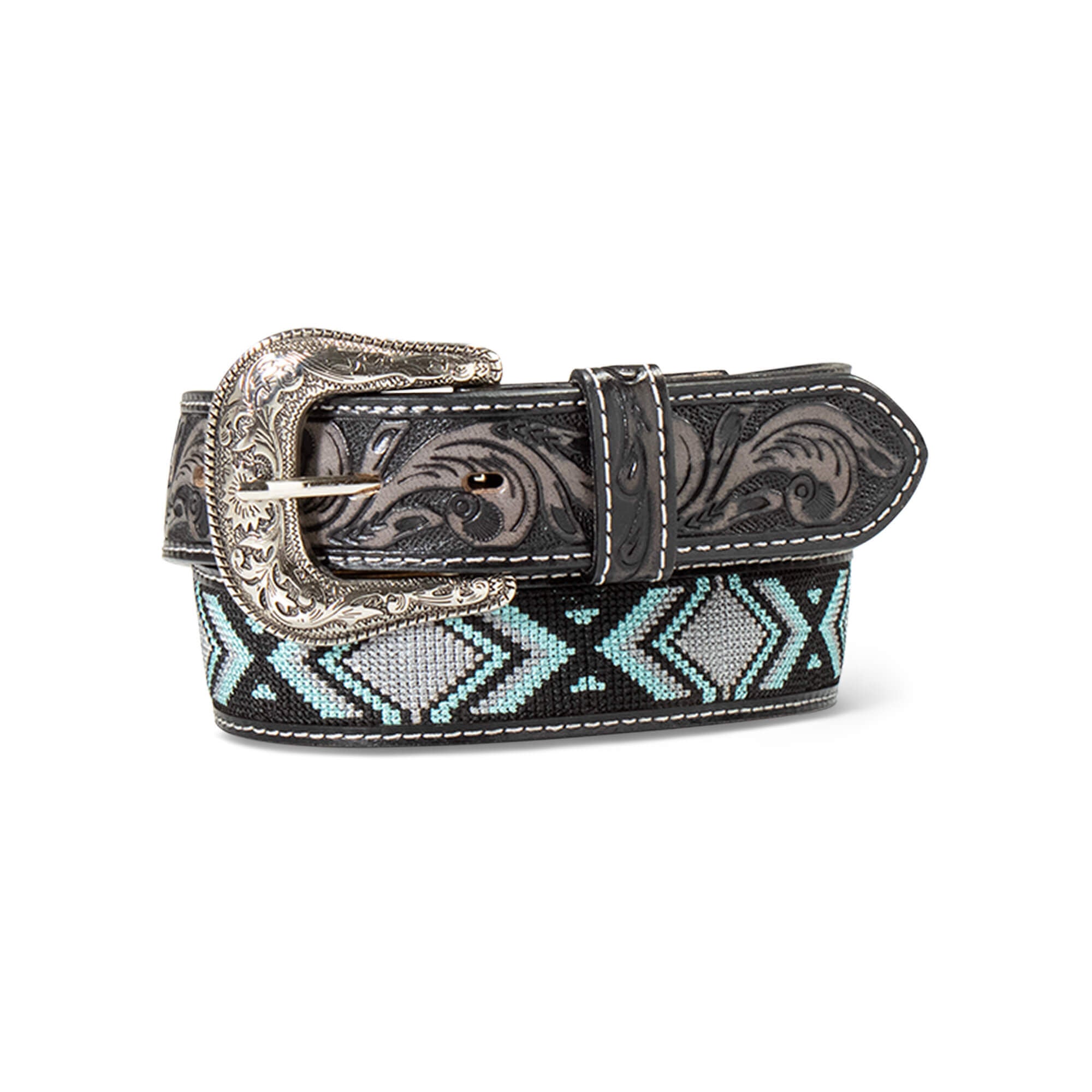 Ariat Woven Geo Inlay Belt Men