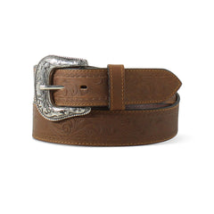 Ariat Floral Embossed Belt Men