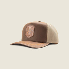 Ariat Oilskin Faux Leather Patch Cap Men