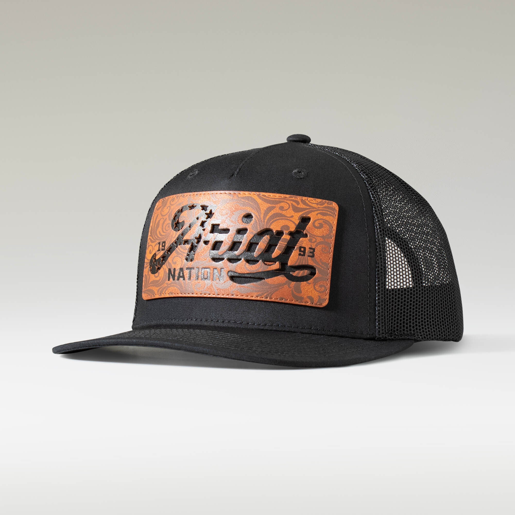 Ariat Leather Flag Patch Cap Men