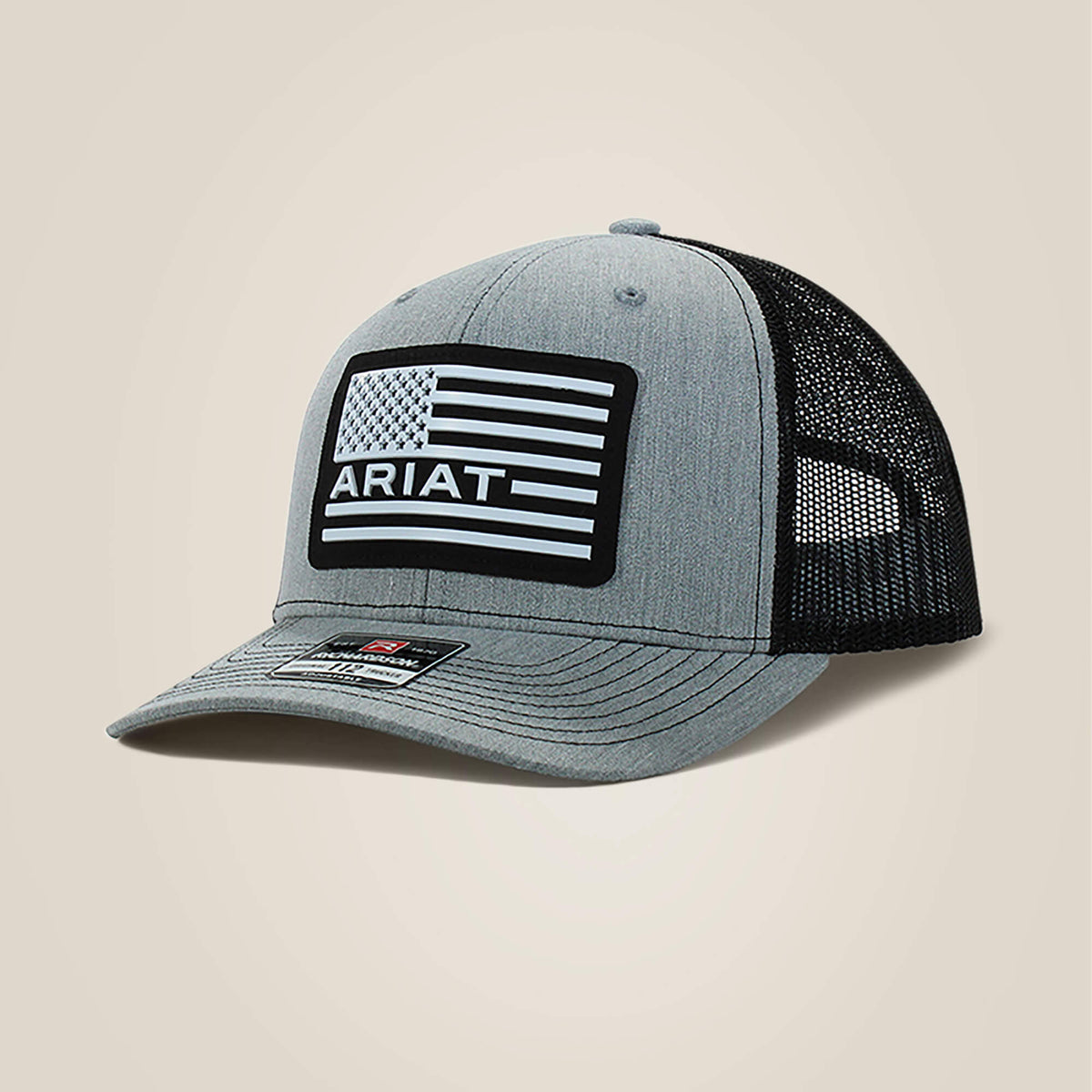 Ariat Usa flag patch logo cap Men