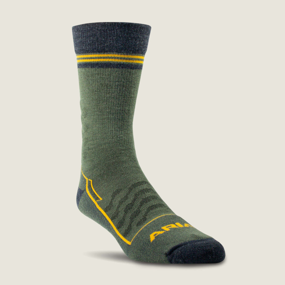 Ariat Technical Merino Wool Blend Steel Toe Work Sock Men|Women