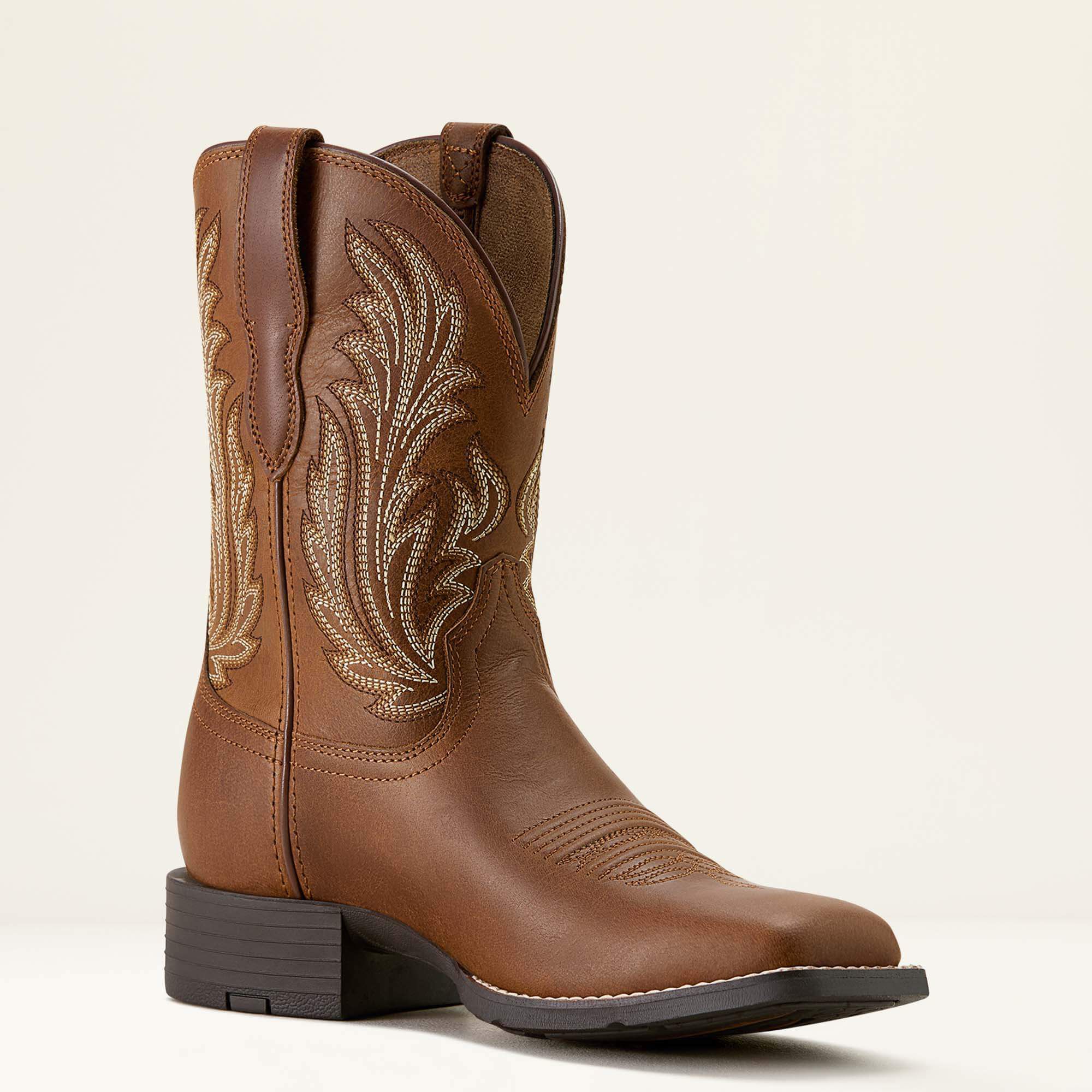 Ariat Round Up Filly Wide Square Toe Western Boot Women|Trends